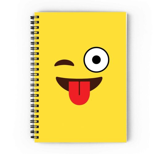 Crazy Emoji Spiral Notebook