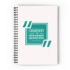 Creativity Is Intelligence Spiral Notebook