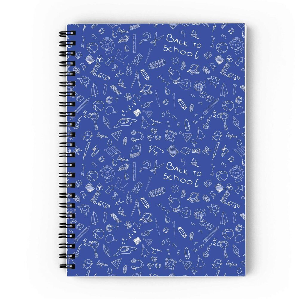 back to school spiral notebook